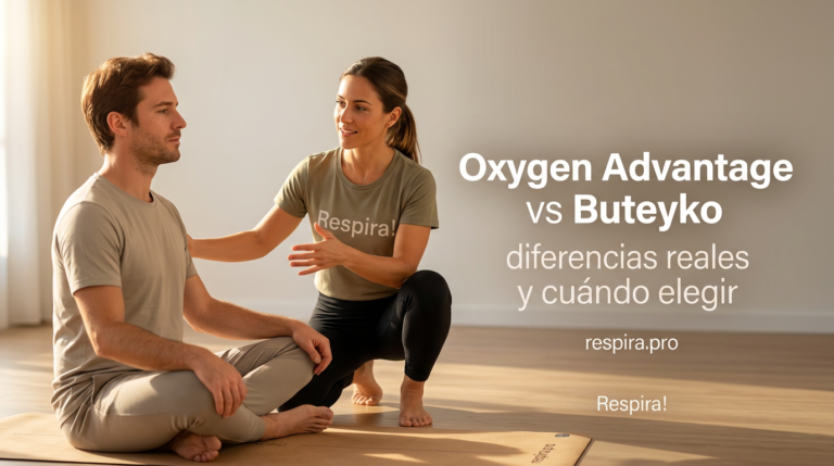 Oxygen Advantage vs Buteyko: diferencias reales, cuándo encaja cada uno y qué suelen confundir